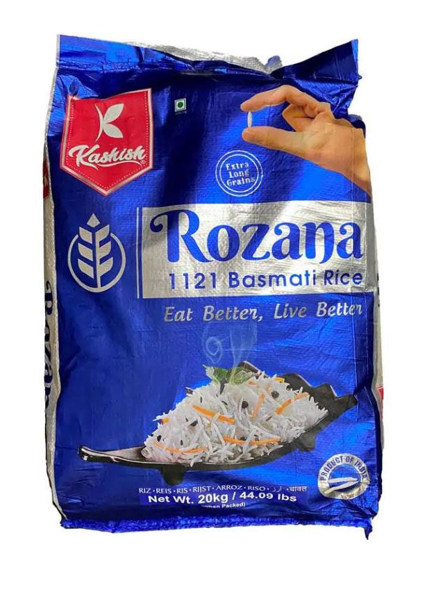 Rozana Basmati Rice 20kg – Pabili.NZ