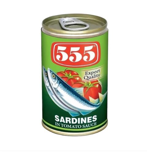 555 Sardines in Tomato Sauce 115g