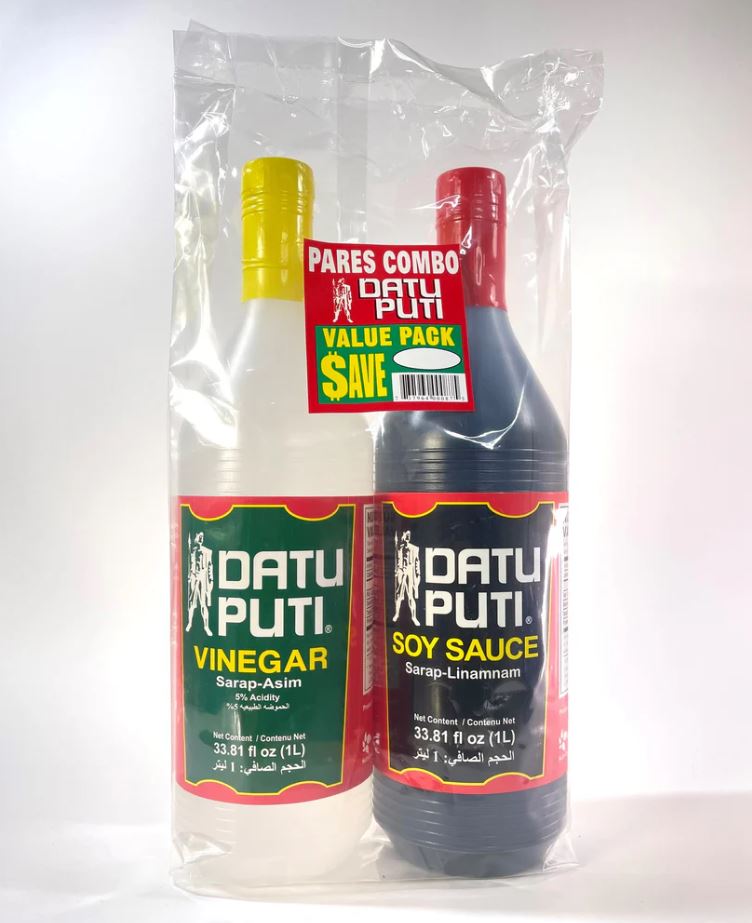 Datu Puti Value Pack Soy Sauce + Vinegar 1L