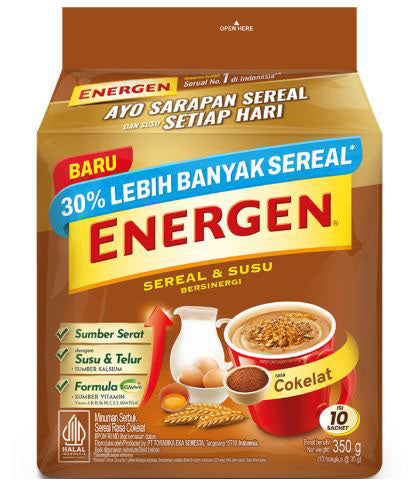 Energen Cereal Mix Chocolate 35gx10