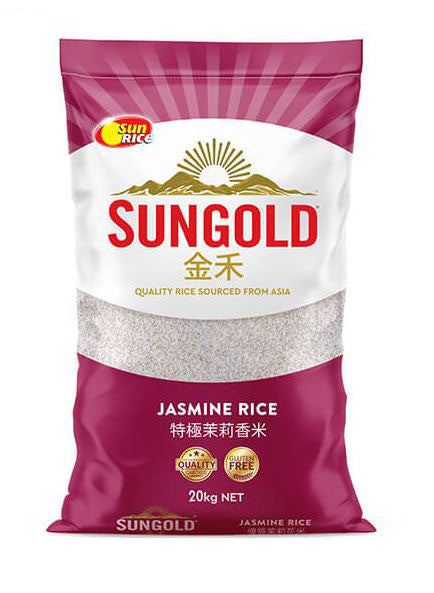 Sungold Jasmine Rice 20kg
