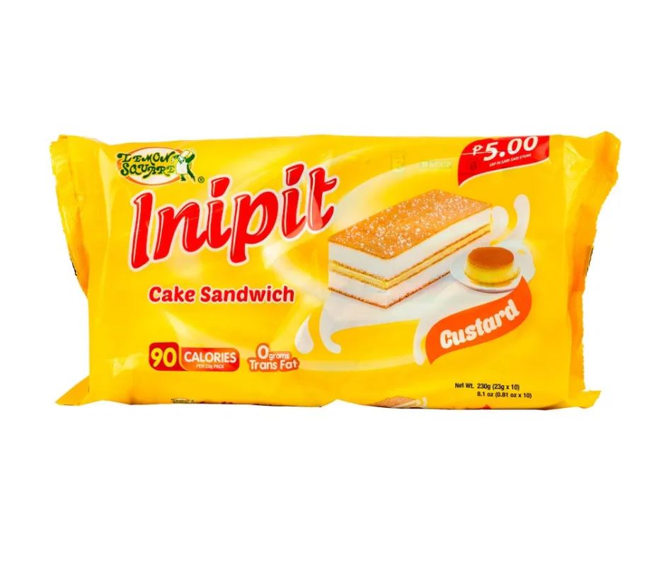 Lemon Square Inipit Custard Leche Flan 21gx10