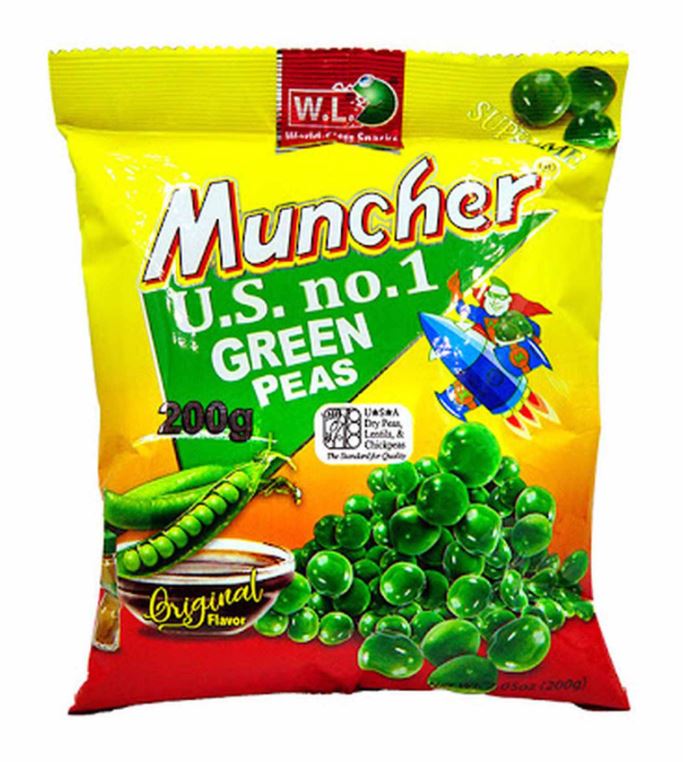Muncher Green Peas 200g