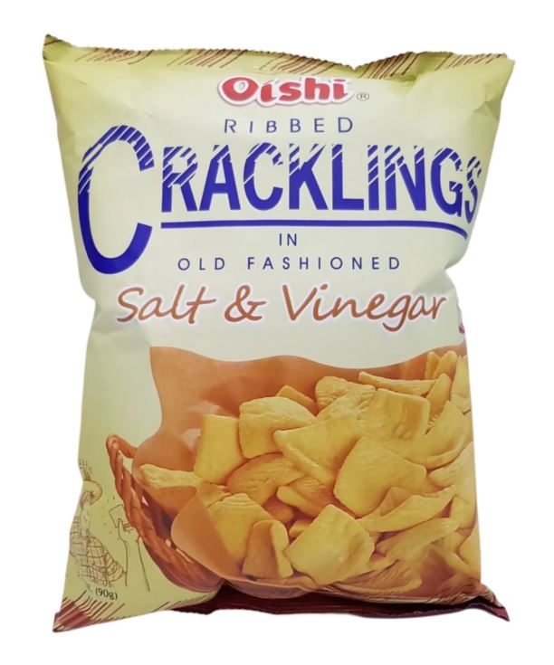 OIshi Cracklings Salt & Vinegar 90g